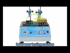 Operación de marcado del equipo de prueba de abrasión de la etiqueta del equipo de prueba del IEC manualmente