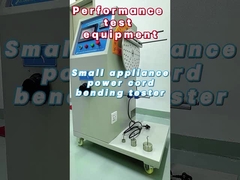 Aparato de ensayo de flexión para cables de alimentación Equipo de ensayo de electrodomésticos Una estación