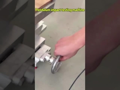 Máquina de ensayo de impacto con péndulo con altura y velocidad de impacto ajustables para ensayos flexibles