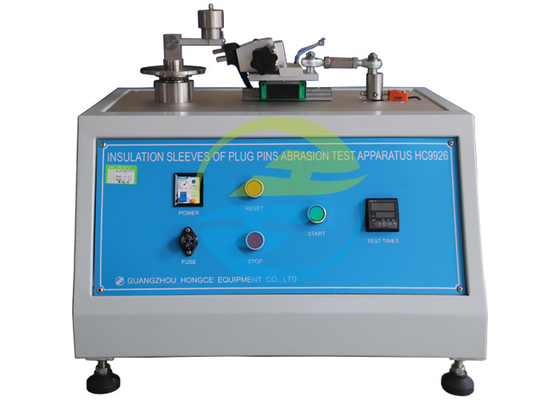 Buen precio IEC 60884 Equipo de ensayo de manijas de aislamiento de los enchufes Aparato de ensayo de abrasión con trazo de 9 mm en línea