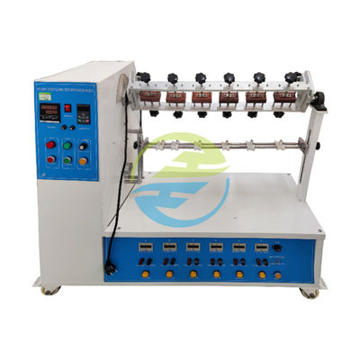 Buen precio Prueba de flexión del cable de potencia Prueba de resistencia a la tracción con precisión 6 estaciones de prueba Apoyo 1 - 999999 veces Prueba de flexión, con una velocidad flexible y ajustable de 10 - 60rpm en línea