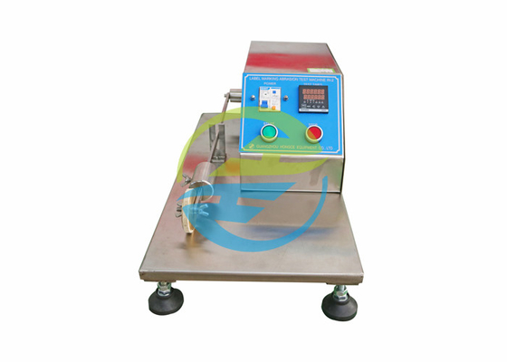 Buen precio Máquina de marcado de la prueba de abrasión de la etiqueta IEC60730-1 con la rueda de fricción de Φ65*7.5mm en línea