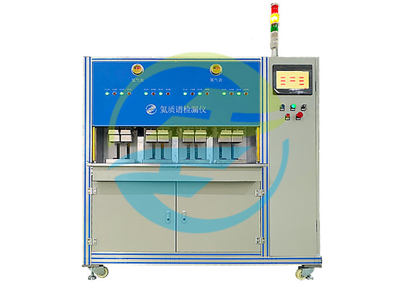 Buen precio Equipo de prueba de fugas de helio de 380V / 50Hz con control PLC de 8 estaciones en línea