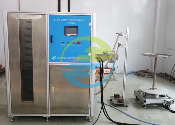 Equipo de ensayo IP IEC 60529 Prueba de chorro de agua de tipo abierto para IPX5 / IPX6