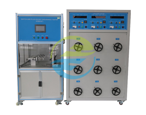 Buen precio Tres - Posición de interruptor de enchufe y toma de vida prueba de la máquina de prueba de carga para el probador de toma de enchufe en línea