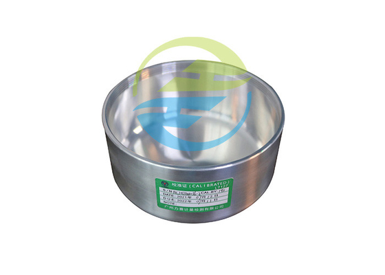 Buen precio Base de diámetro plano 120 mm±10 mm recipiente de aluminio para prueba de caída para equipo de prueba de electrodomésticos en línea