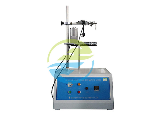 Buen precio Velocidad de ensayo10±2 RPM Guía del equipo Estrutura del carril Estación de trabajo única Conductor Dispositivo de ensayo de grado de daño en línea