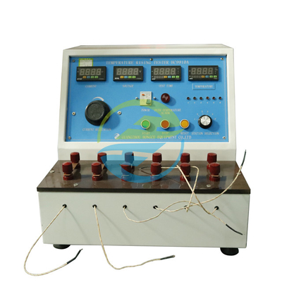 Buen precio HC9910A 6 Estación 0-150°C Probador de aumento de temperatura de alta precisión de pin de enchufe 0-125A Prueba de corriente <12V Voltagem 220V 50HZ Fuente de alimentación IEC UL Equipo de prueba de seguridad eléctrica estándar Probador de enchufe de enchufe en línea