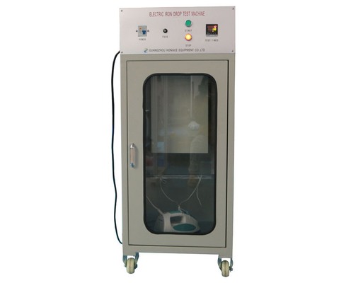 Testador eléctrico de caídas de hierro Control de temperatura y humedad de alta precisión 40 mm altura de caída Cuerpo de acero inoxidable Cumple con la norma IEC 60335-2-3 Herramienta de prueba de seguridad de electrodomésticos
