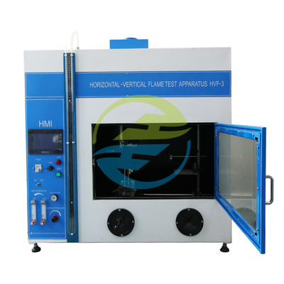 Pruebador de combustión horizontal y vertical 0.1MPa Presión de gas 50W/500W Potencia doble Conforme a la norma IEC 60695