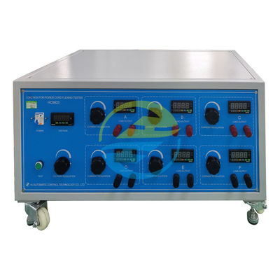 AC220V±5% 60Hz Voltado de salida 0 ∼280V Equipo de ensayo de cables de 6 estaciones