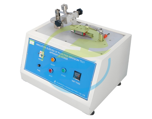 Buen precio IEC 60884 Pruebador de abrasión de manga de aislamiento de enchufe 30 ciclos/min 9 mm de carrera en línea