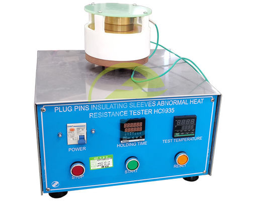 Buen precio IEC60884 Standard Compliance Plug Socket Tester with 20mm Brass Button Operation and 7±0.5mm Distance for Insulating Sleeve Testing en línea