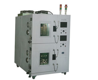 Buen precio Equipo de prueba de la batería IEC60068-2, cámara alta-baja de dos capas de la temperatura del control de PCL en línea