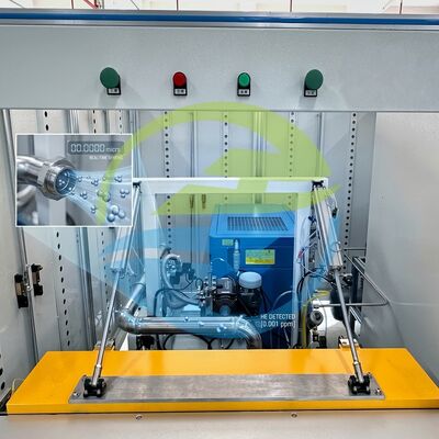 Buen precio Sistema de detección de fugas de helio industrial que ofrece un calentamiento rápido para un funcionamiento continuo En línea